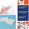 Gauze Sponges 2" x 2". Pack of 3000 Non-Sterile 100% Woven Cotton Pads for Wounds Cleaning. Medical 12-ply Gauze Dressings. Disposable Surgical Absorb